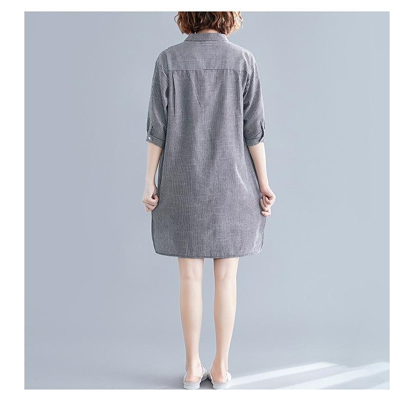 シャツワンピース ロング丈 レディース ワンピース ロングシャツ チュニック綿麻混 ロングワンピース シャツ ゆる 体型カバー Yl New Forest Heart 通販 Yahoo ショッピング
