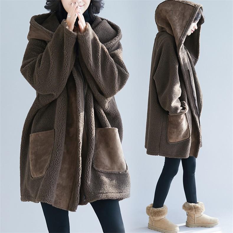 フード付き ボアフリースコート ゆったりとしたビックシルエット おしゃれ仕立てのあったかコート 大人可愛く活躍 オシャレ 税込