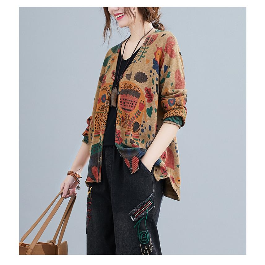 ニットカーディガン 薄手 トップス レディース 秋 開襟 きれいめ 大きいサイズ 長袖 オシャレ 大人カジュアル ナチュラル系 自然派 Yl New Forest Heart 通販 Yahoo ショッピング