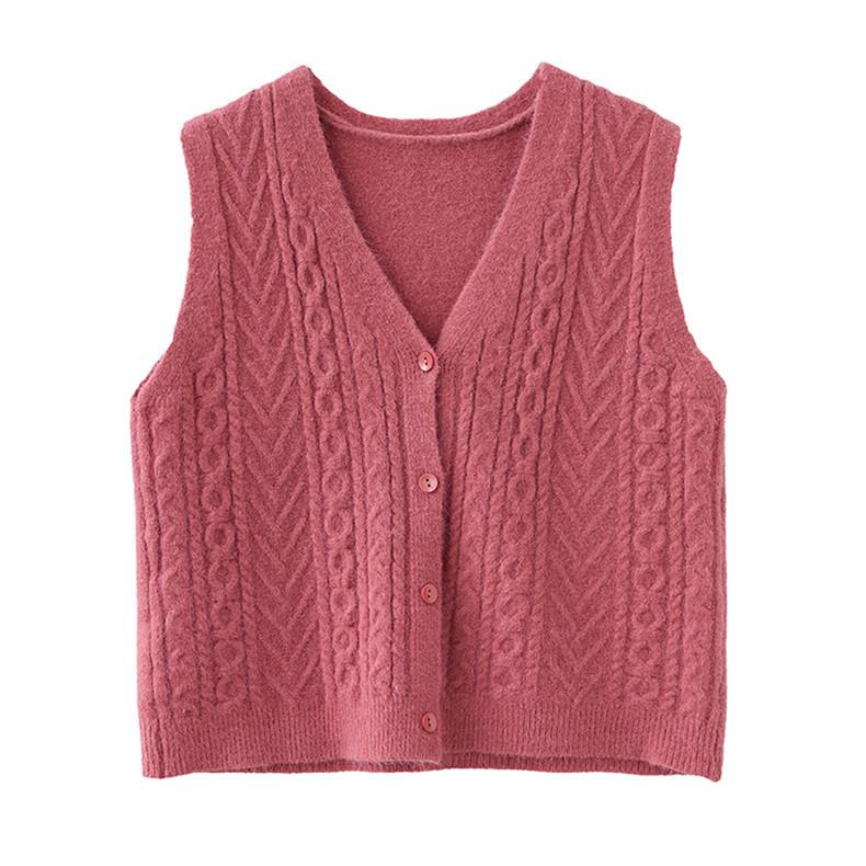 ニットベスト レディース 大人ナチュラルコーデにぴったり 大きいサイズ Vネック 30代40代50代 ｔシャツやワンピなど重ね着しやすい Yl New Forest Heart 通販 Yahoo ショッピング