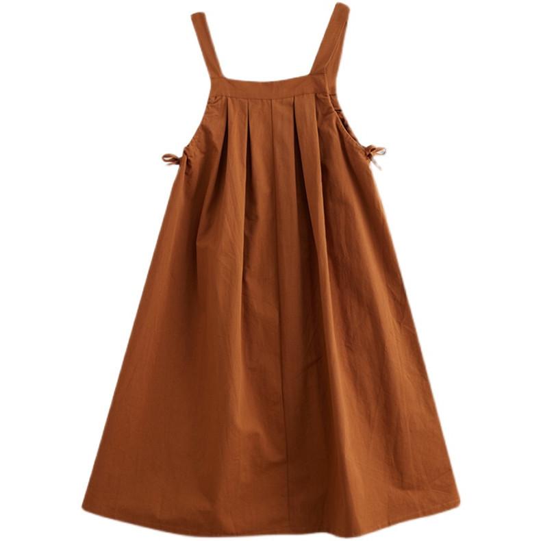 サロペットワンピース マキシ丈 レディース オールインワン ジャンパー