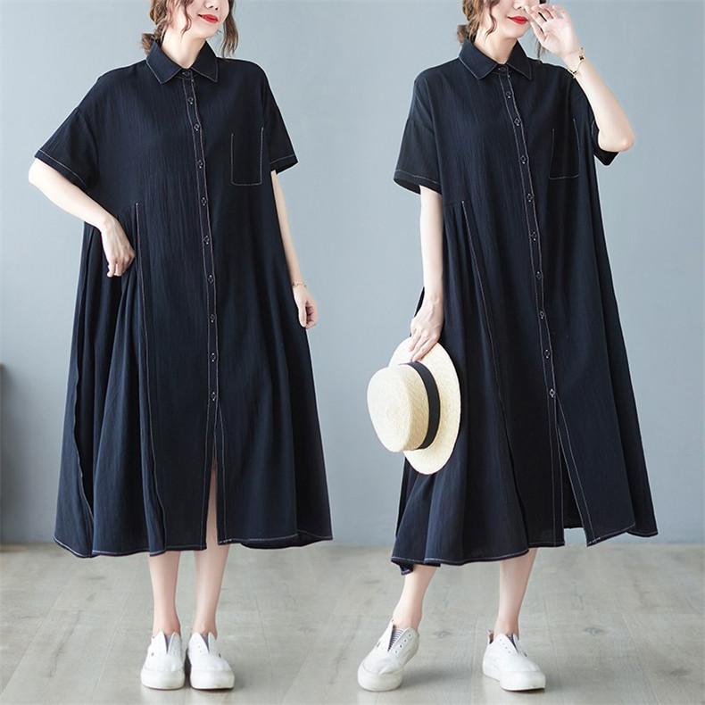 シャツワンピース レディース ロングワンピ 自然に体型カバー シャツワンピース レディース ロングワンピ 自然に体型カバー