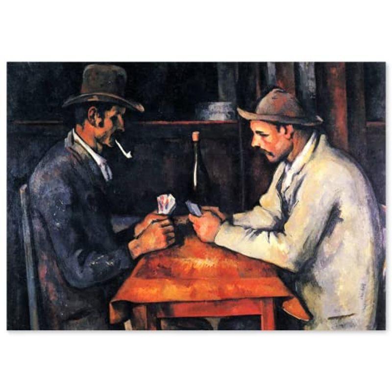 ポスター ポール 壁紙ポスター アート 絵画 壁紙用 インテリア A3サイズ日本製 カード遊びをする人々 12 93年 セザンヌ ポスターフレーム 無料配達 Kec Landasanulin Banjarbarukota Go Id