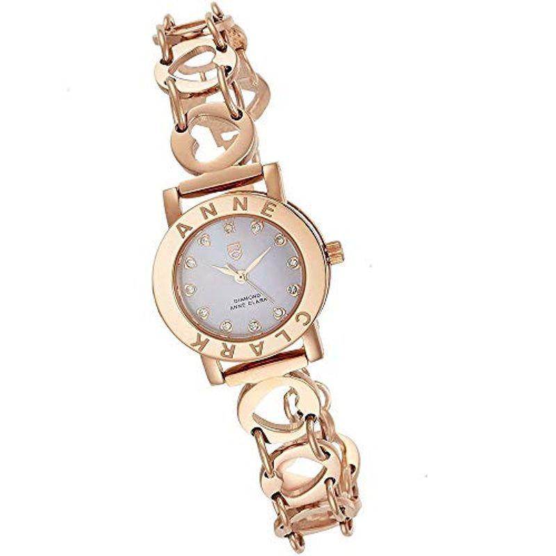 Anne Clark レディース腕時計 ハートブレス 天然ピンクシェル文字盤 ダイヤモンド ピンクゴールドカラー ニューインテックストア 通販 Yahoo ショッピング