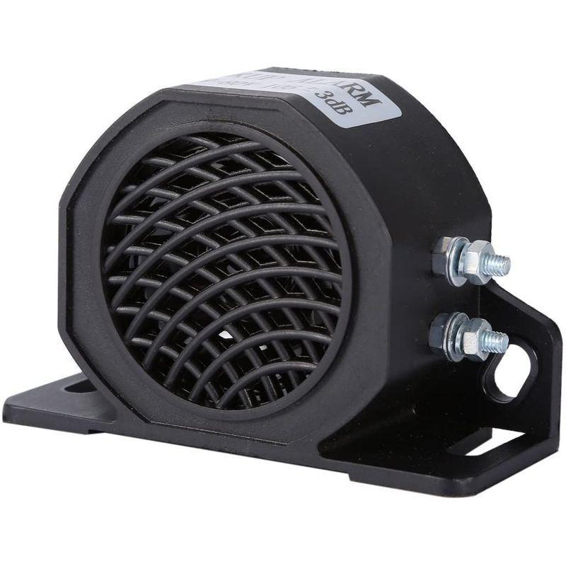 おまけ付 12v 105db ユニバーサル 車 トラック用 バックブザー 警告音 アラーム 車両用ホーン 重機 ブラック Aynaelda Com