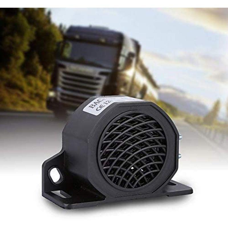 おまけ付 12v 105db ユニバーサル 車 トラック用 バックブザー 警告音 アラーム 車両用ホーン 重機 ブラック Aynaelda Com