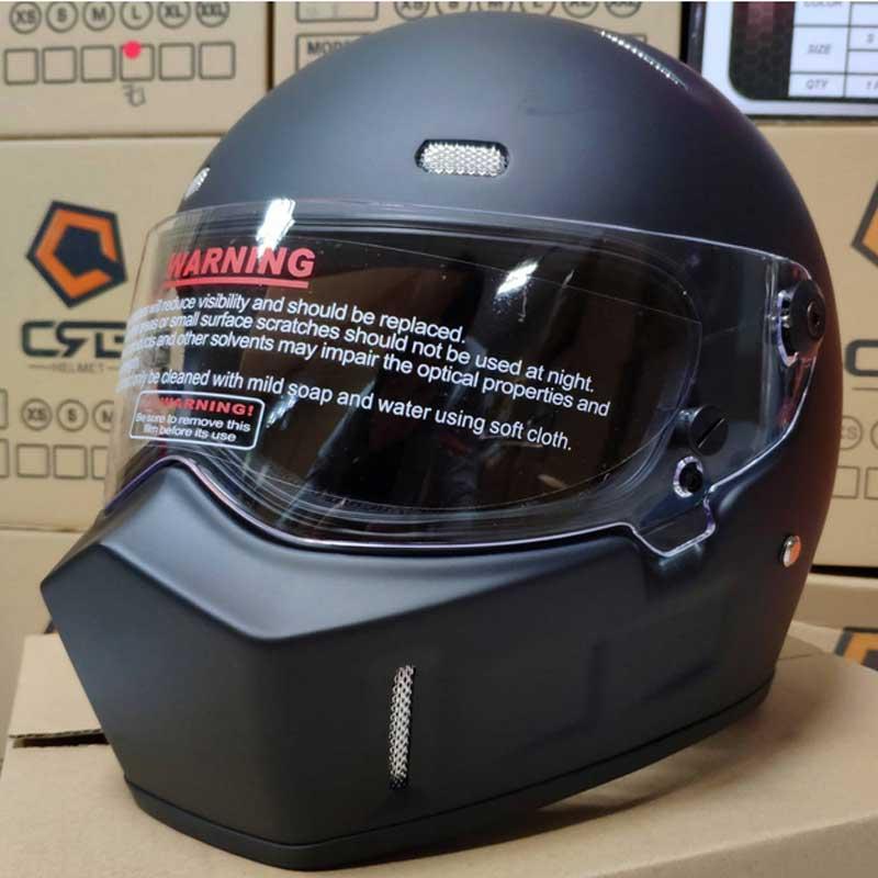 SIMPSON 風　 フルフェイスヘルメット　装飾品 装飾用ヘルメット SIMPSONデザイン 良質ガラス繊維 フルフェイス ATV-1
