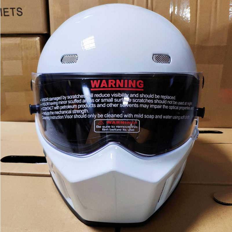 装飾用ヘルメット SIMPSONデザイン 良質ガラス繊維 フルフェイス ATV-1