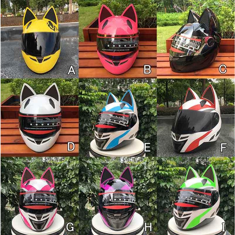 猫耳フルヘル 装飾用ヘルメット 可愛い 大人気 OriginalDesign 角付き