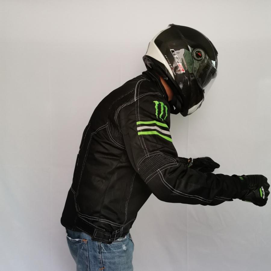 モンスターエナジー バイク用 バイクウエア オールシーズン向き ライナー付き(冬用) ジャケット 防風通気 ツーリング かっこいい :MONS-J911:newjapan 通販 alpinestars 冬季ライナー付きオールシーズンメッシュジャケット