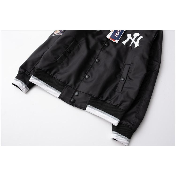 男女兼用 刺繍マーク スカジャン リバーシブル NYヤンキーズ