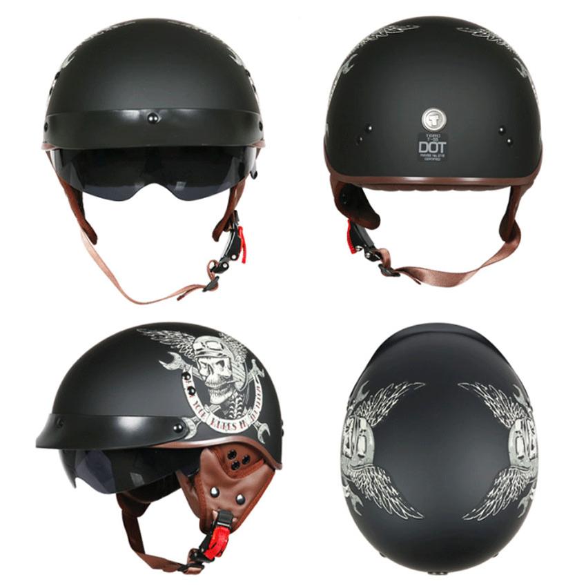 アメリカン Torc ハーフヘルメット ジェットヘルメット 夏用通気 超軽量 ツーリング Uvカット 曇り止め コスパ良い Torc T55 Newjapan 通販 Yahoo ショッピング