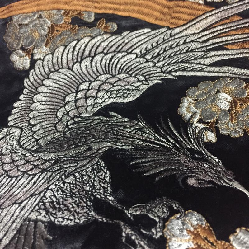 ヨコスカ] 男女兼用 真龍・鳳凰刺繍マーク スカジャン リバーシブル