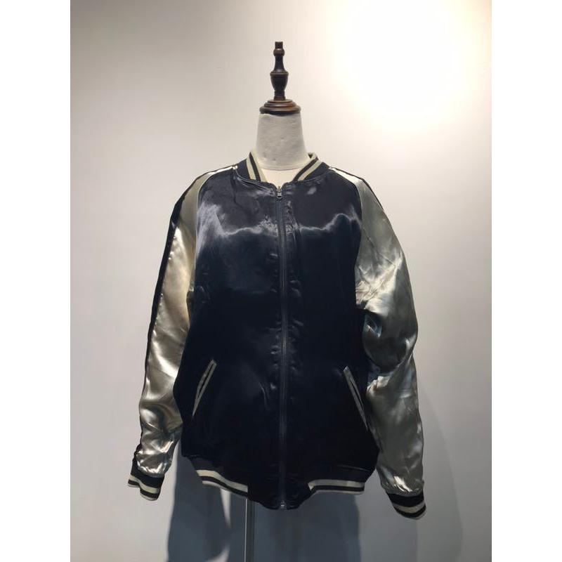 ヨコスカ] 男女兼用 四聖獣刺繍マーク 青龍 白虎 朱雀 玄武 スカジャン