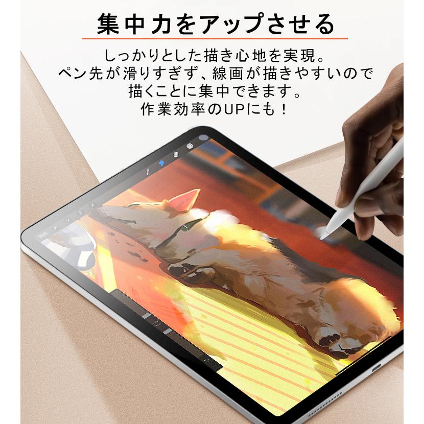 iPad 【磁気吸着】着脱式 ペーパーライクフィルム A16 第11世代 mini7