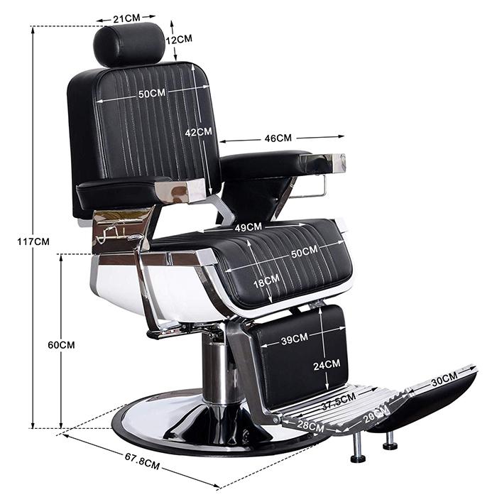 アンティーク】美容院 理容室 スタイリングチェア 油圧式 バーバーチェア