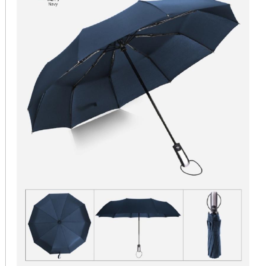 折りたたみ傘 自動開閉 メンズ レディース  雨傘 軽量 大きい ケース 吸水 ワンタッチ日傘 折り畳み傘 撥水性 105cm｜new-world｜04