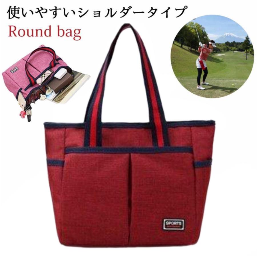 ラウンドバッグ ゴルフ 2way カートバッグ メンズ レディース