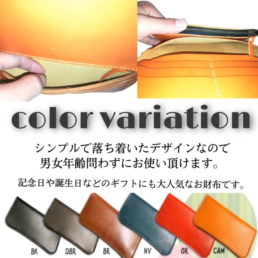 財布 栃木レザー 長財布 メンズ 本革 皮 薄い 40代 50代 二つ折り財布 大容量 ブランド カード入れ YKKファスナー プレゼント 高級 日本製｜new-world｜11