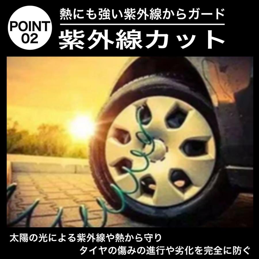 タイヤカバー 屋外 防水 4本 軽自動車 ホイールカバー 保管 収納