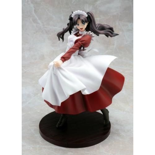 ラウンド 遠坂 Ataraxia Fate Hollow 凛 完成品フィギュア 塗装済み Pvc製 1 8スケール 妄想 貴らかなメイド編 その他 Apcmq Com