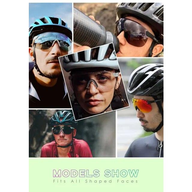 わけあり並の激安価格  Albaopticsフォトクロミックサイクリングサングラス女性スポーツUV400屋外ゴーグルTR90自転車偏光メガネの男性30色