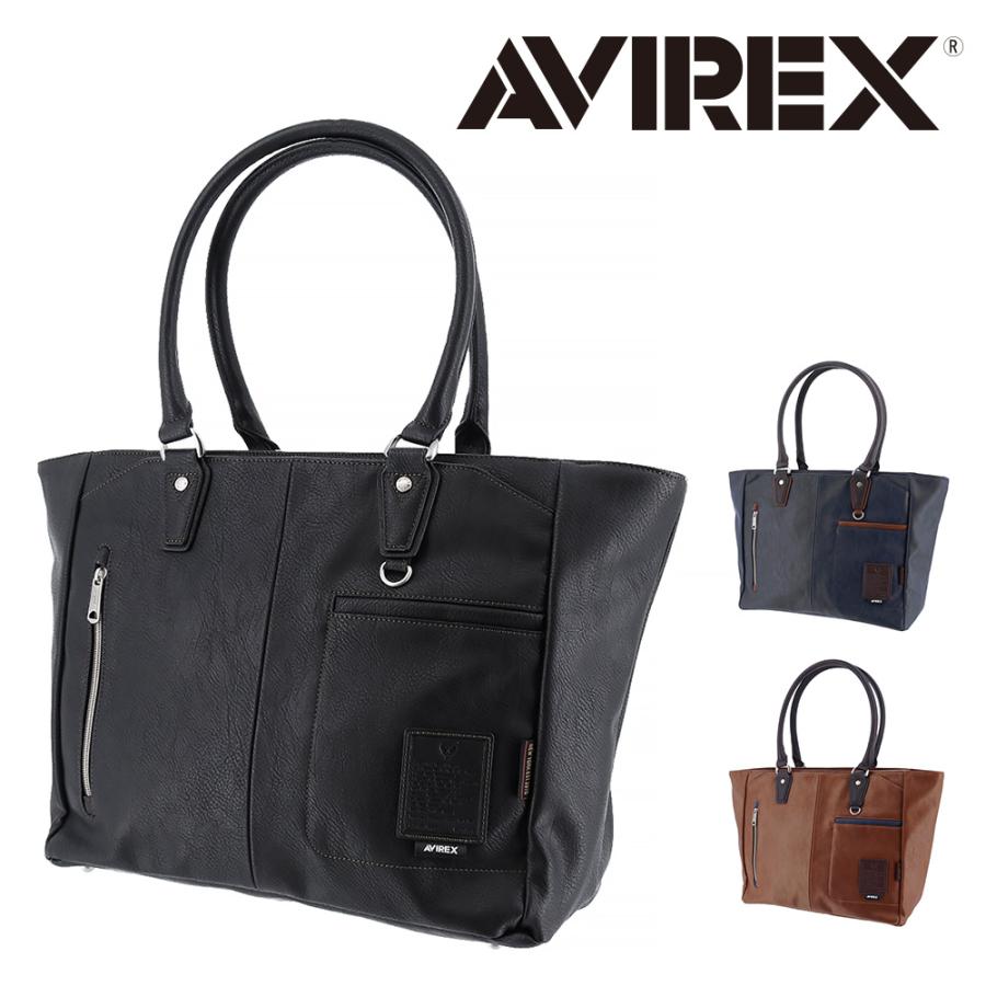 AVIREX トートバッグ 新品未使用　スチュアート　レザー　A4収納 通勤 AVIREX（アヴィレックス） 最大37％ バッグ トートバッグ スチュアート