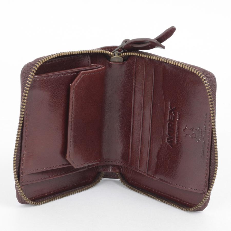 AVIREX（アヴィレックス） 最大P+16% 二つ折り財布 折財布 ラウンド