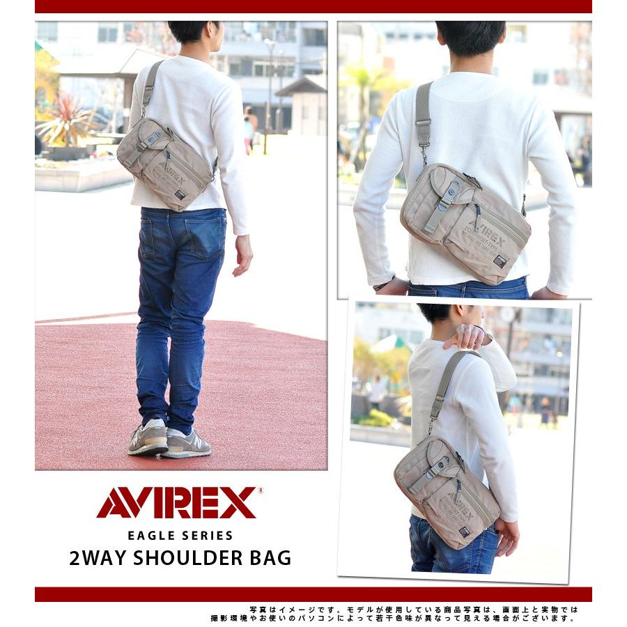新品送料無料AVIREX(アヴィレックス) AVX3522 ショルダーバッグクロ AVIREX（アヴィレックス） 最大42％ AVIREX 2wayショルダーバッグ