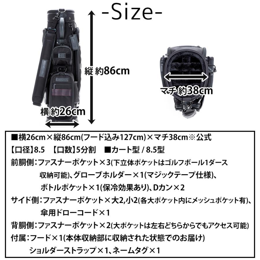 BRIEFING（ブリーフィング） 最大P+16% ゴルフ キャディバッグ CR-6
