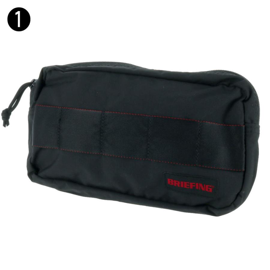 最大P+16% ブリーフィング BRIEFING ポーチ RED LINE レッドライン ONE ZIP POUCH MW ワンジップポーチ MW brm181611 メンズ レディース｜newbag-w｜02