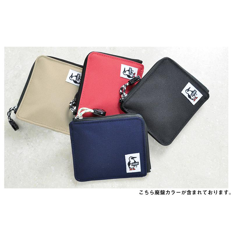 CHUMS（チャムス） 最大36％ ミニ財布 L字ファスナー リサイクルエル