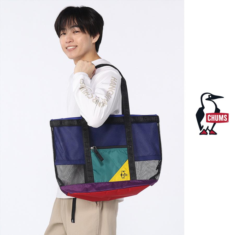 CHUMS（チャムス） トートバッグ 肩掛け 28L B4対応 メッシュトート