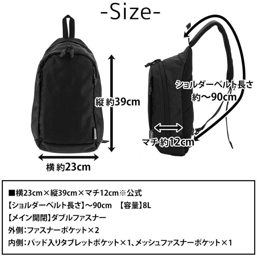 Coleman（コールマン） ボディバッグ ワンショルダーバッグ B5 8L 