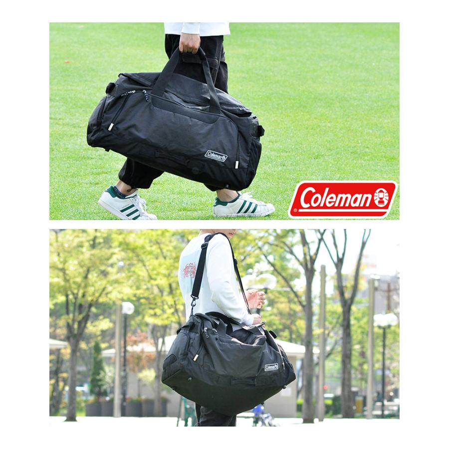 Coleman 2WAYボストンバッグ（L）ブラック Coleman（コールマン） 最大37％ 2way ボストンバッグ ショルダー