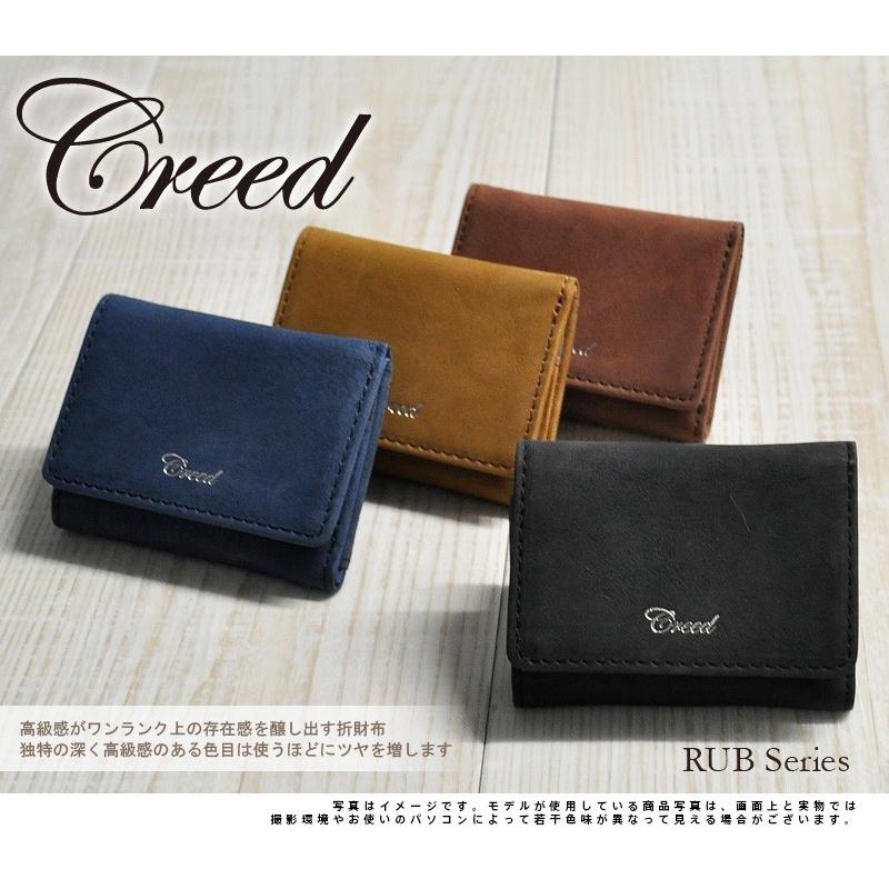 シンプルだ クリード プレゼント ギフト 誕生日 牛革 レザー シンプル Newbag Wakamatsu 通販 Paypayモール Creed 三つ折り財布 3つ折り財布 折財布 Rub ラブ 312c914 メンズ レディース 人気 のタンナー