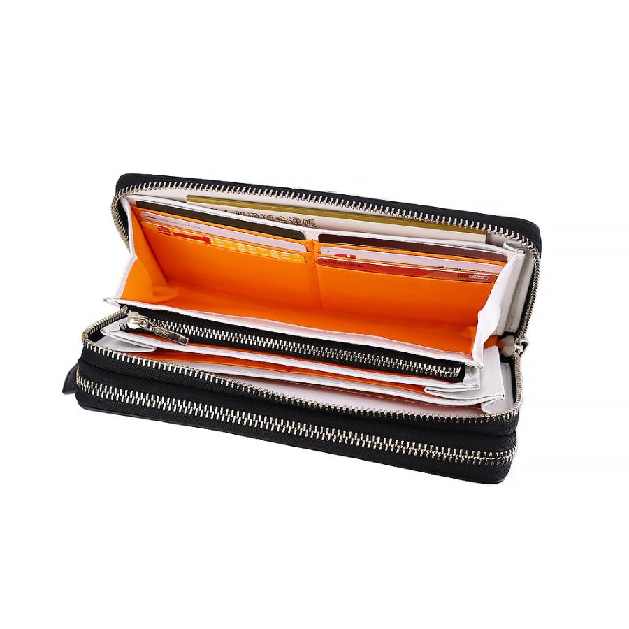 CASTELBAJAC ラウンドジップ 長財布 ロングウォレット ストライプ CASTELBAJAC カステルバジャック Gypse ジプス ラウンド