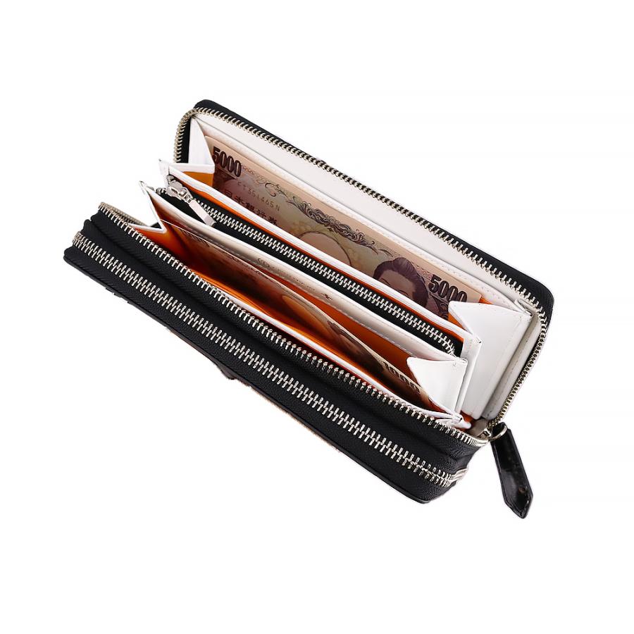 CASTELBAJAC ラウンドジップ 長財布 ロングウォレット ストライプ CASTELBAJAC カステルバジャック Gypse ジプス ラウンド