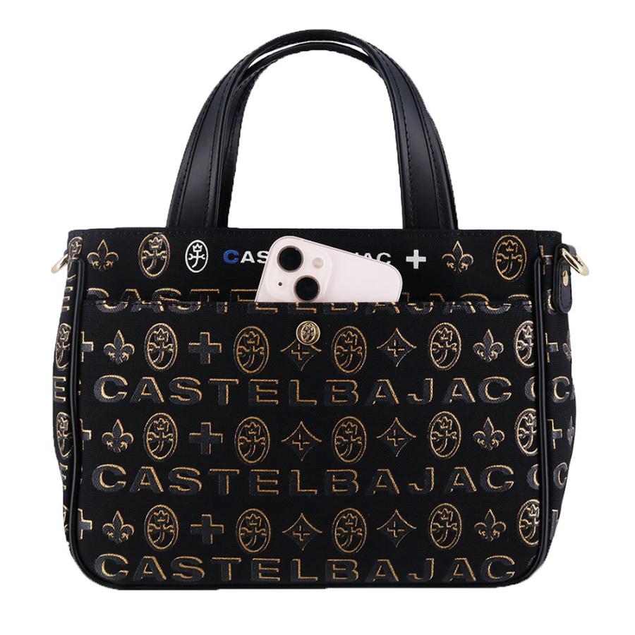 CASTELBAJAC ブラックミニトートバッグ CASTELBAJAC（カステルバジャック） 最大P+16% バッグ トートバッグ