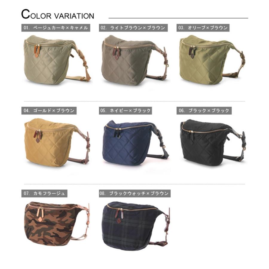 値下げ❗️CLEDRAN キルティングボディバッグ ブラウン ROTA BODY BAG L - CLEDRAN ONLINE STORE