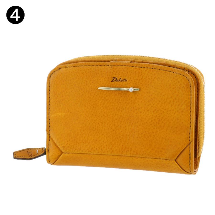 Dakota（ダコタ） 最大P+16% ペルラ perla ラウンドファスナー二つ折