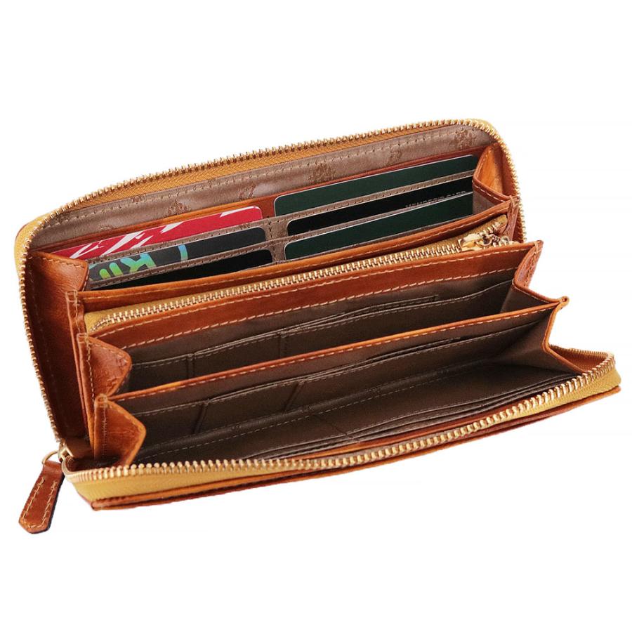 長財布 メンズ 本革 ゴート ラウンド 財布 小銭入れ仕切りあり ブランド 山羊 革 グラデーション ムラ染 スリム シンプル ビジネス 男性 ギフト  長財布 メンズ 本革 ゴート ラウンド 財布 小銭入れ仕切りあり ブランド 山羊 革 グラデーション ムラ染 ブラウン シンプル ...