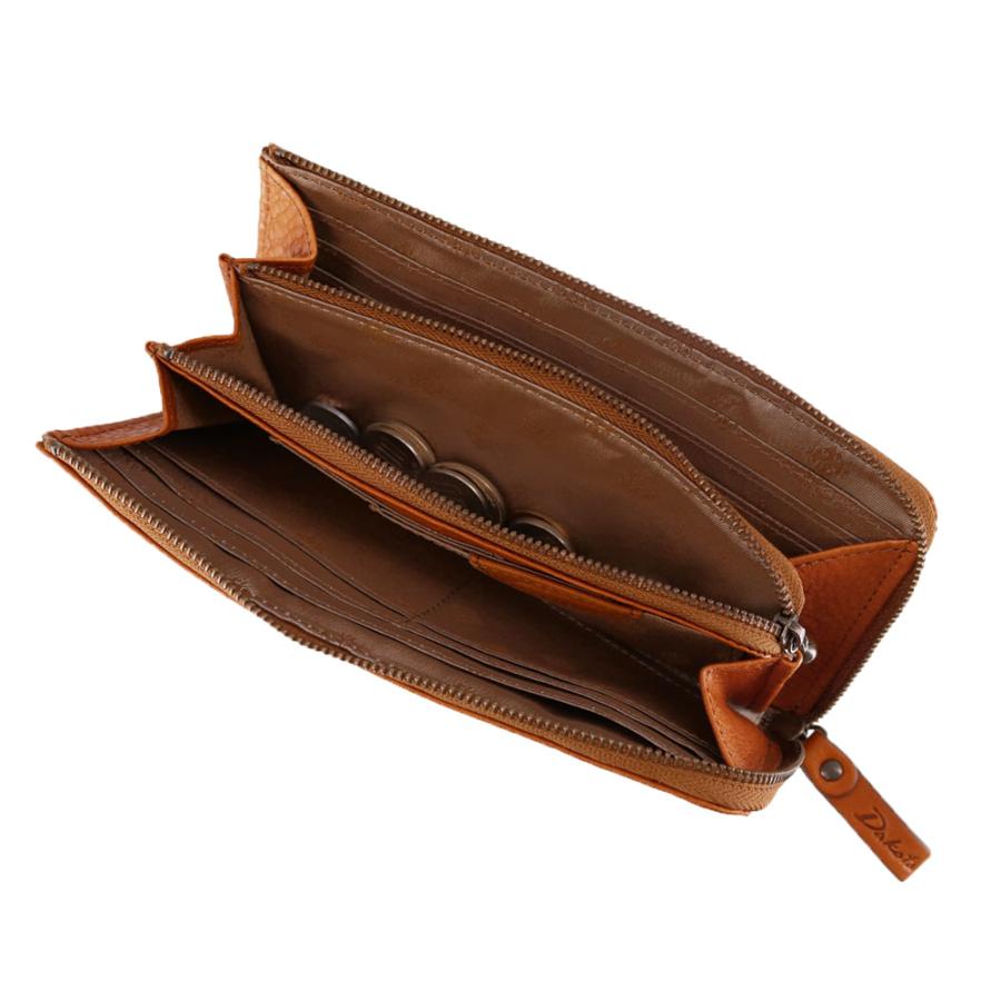 【新品未使用】Dakota 長財布 ネイビー レザー Dakota 最大P+16% ダコタ 長財布 レディース L字ファスナー 本革