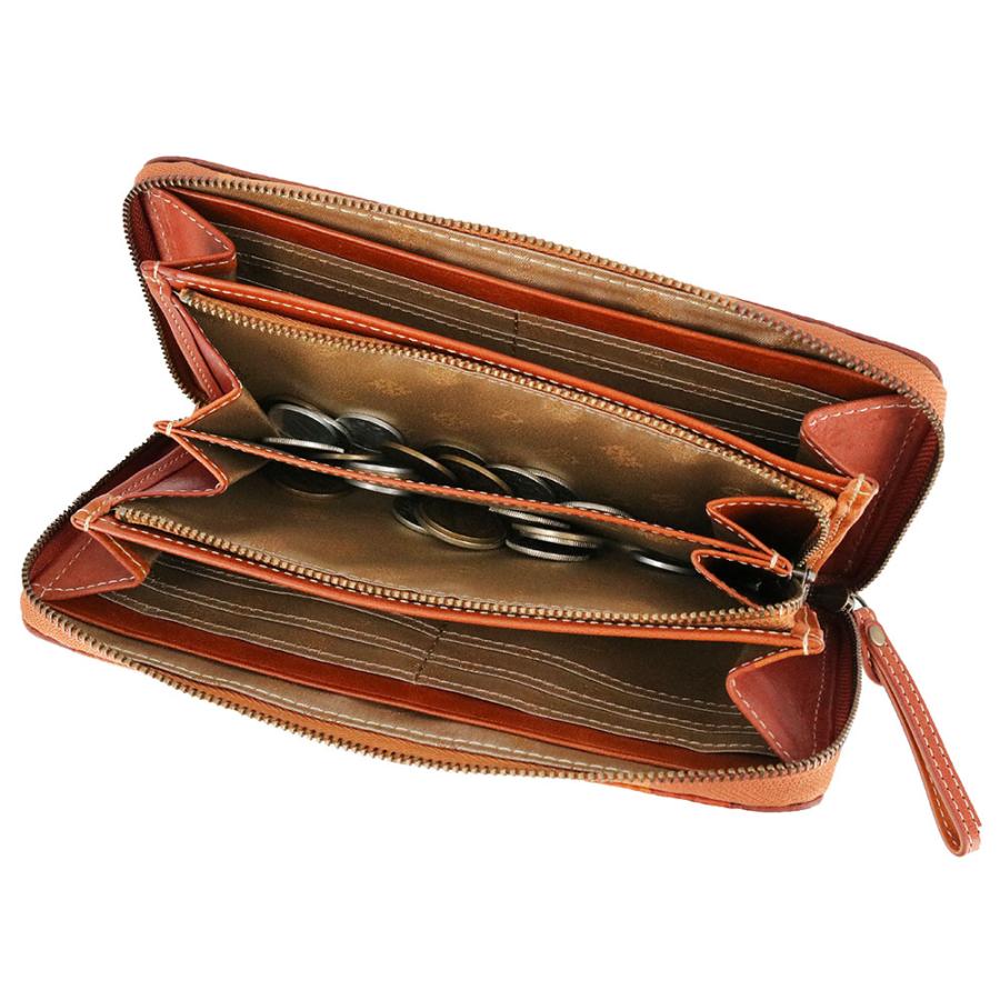☆新品未使用＊ダコタ＊革＊長財布＊編み込みデザイン＊早い者勝ち！ Dakota（ダコタ） 最大P+16% 財布 サイフ ラウンドファスナー長財布 長