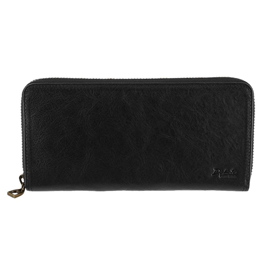 【新品・未使用品】Dakota L本革メンズ　ラウンドファスナー式長財布 Dakota（ダコタ） 最大49％ ダコタブラックレーベル 財布 小物 長財布