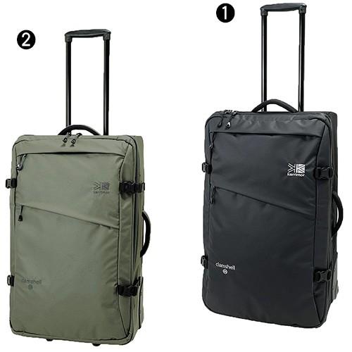 karrimor(カリマー)クラムシェル キャリーケース キャスター付き 黒 楽天市場】カリマー/Karrimor クラムシェル40 キャリーバッグ トロリー