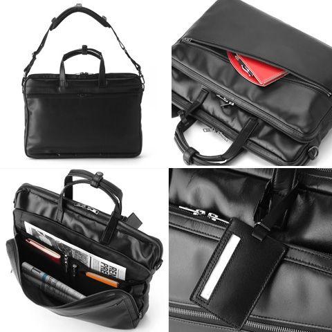 吉田カバン　ラゲッジレーベル　ジェットブラック　2wayブリーフケース JET-BLACK(ジェットブラック) 2WAY BRIEFCASE | 吉田カバン