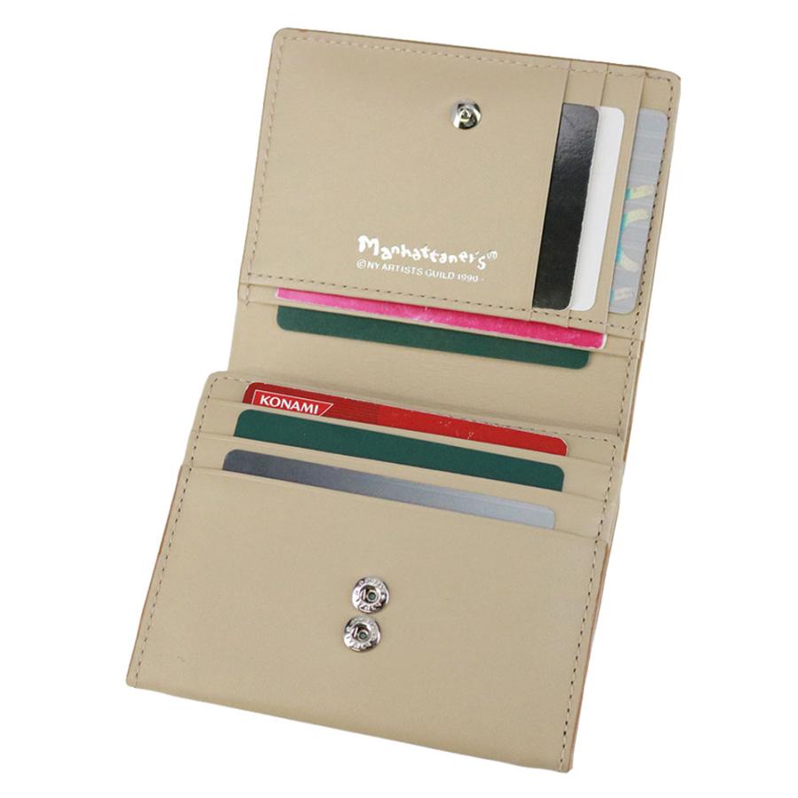 Manhattaner's　マンハッタナーズ 2つ折り財布 新品未使用 Manhattaner's（マンハッタナーズ） 最大42％ 財布 二つ折り財布 ミニ