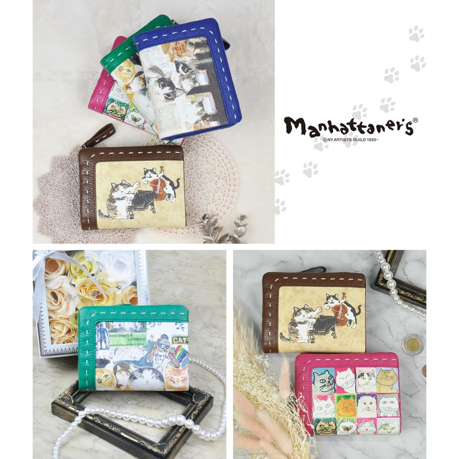 新品未使用 マンハッタナーズ 二つ折り財布 Manhattaner's（マンハッタナーズ） 最大38％ 二つ折り財布 小銭入れ