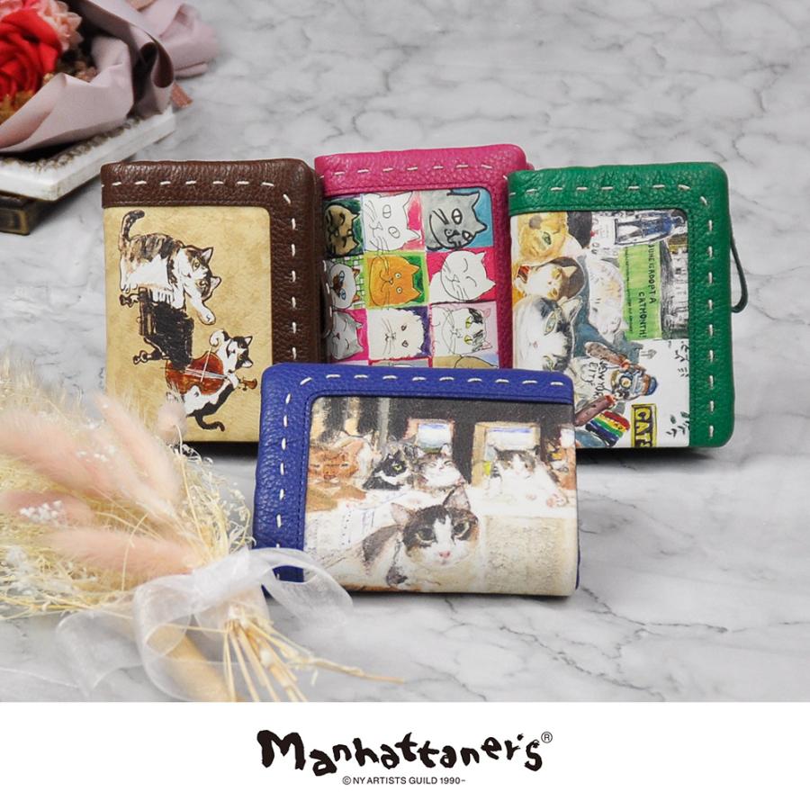 Manhattaner's（マンハッタナーズ） 最大41％ 財布 二つ折り財布 ミニ